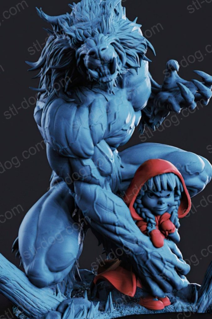 魔女与大野狼 3D打印图纸